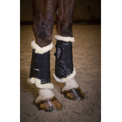 Guarniciones cerradas Norton XTR con borreguillo sintético Negro Guarniciones cerradas Norton XTR con borreguillo sintético Negro