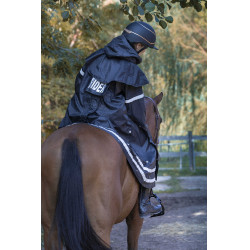Gabardina Equithème RiderCoat Negro