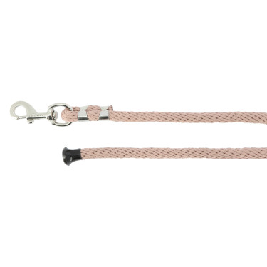Ramal de amarre Equithème "Soft" Rosa viejo
