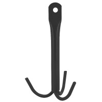 Ancla con 3 ganchos Hippotonic Negro Ancla con 3 ganchos Hippotonic Negro
