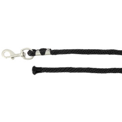 Ramal de amarre Equithème Soft Satiné Negro