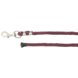 Ramal de amarre Equithème Soft Satiné Burdeos