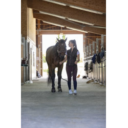 Chaleco híbrido Equithème Luna Negro