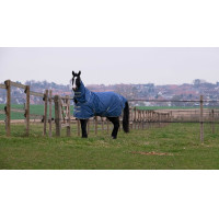 Cubrecuello EQUITHÈME TYREX 600D reciclado Azul marino