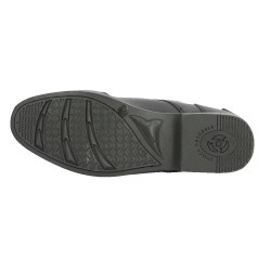 Botines Equithème Zurich con cremallera y cordones Negro