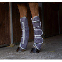 Ghettas de transporte Equithème Tyrex 1200D recicladas Gris pardo Marrón