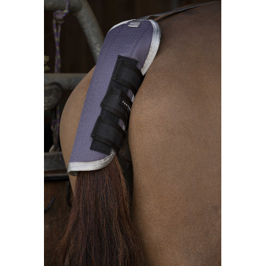 Protector de cola Equithème Tyrex 1200D reciclado Gris pardo Marrón