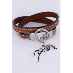 Pulsera Pénélope Signature Coñac Marrón