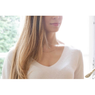 Collar Pénélope Eugenia Dorado Oro Collar Pénélope Eugenia Dorado Oro