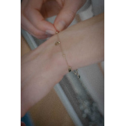 Pulsera Pénélope Eugenie dorada Dorado Oro