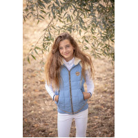 Chaqueta acolchada Pénélope Roger sin mangas Azul ártico