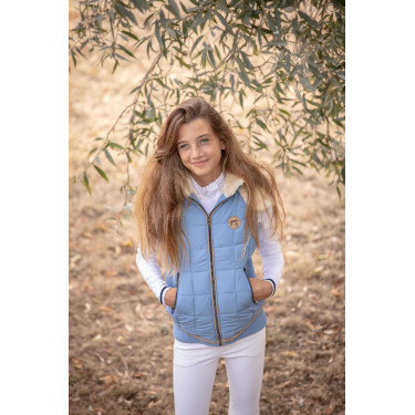 Chaqueta acolchada Pénélope Roger sin mangas Azul ártico Chaqueta acolchada Pénélope Roger sin mangas Azul ártico