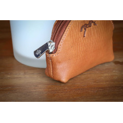 Monedero Pénélope Coñac Marrón