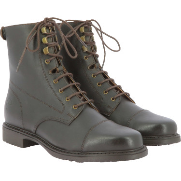 Botines de piel Equithème Dandy Castaño Marrón