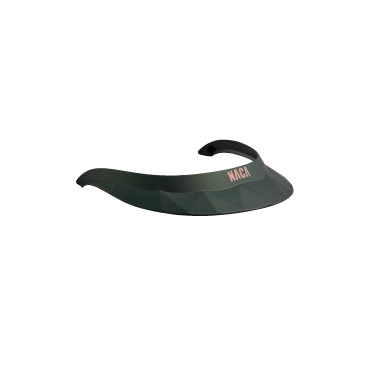 Visera para casco Naca Verde / oro rosa