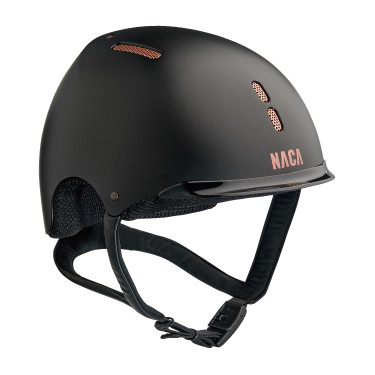 Casco NACA Gravity S Ónix negro mate / oro rosa Casco NACA Gravity S Ónix negro mate / oro rosa