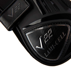Protectores de tendones con velcro Lami-Cell V22 Negro