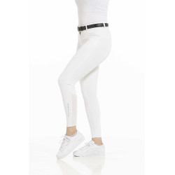 Pantalón EQUITHÈME Claudine con culera de silicona Blanco