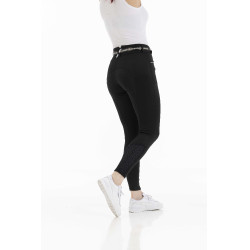 Pantalón EQUITHÈME Claudine con culera de silicona Negro Pantalón EQUITHÈME Claudine con culera de silicona Negro