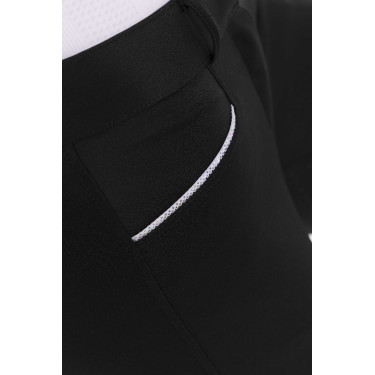 Pantalón EQUITHÈME Claudine con culera de silicona Negro Pantalón EQUITHÈME Claudine con culera de silicona Negro