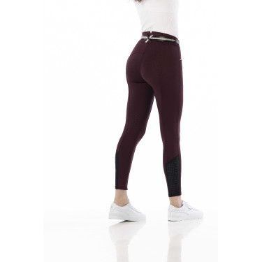 Pantalón EQUITHÈME Claudine con culera de silicona Burdeos Pantalón EQUITHÈME Claudine con culera de silicona Burdeos