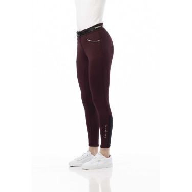 Pantalón EQUITHÈME Claudine con culera de silicona Burdeos Pantalón EQUITHÈME Claudine con culera de silicona Burdeos
