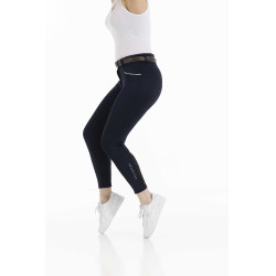 Pantalón EQUITHÈME Claudine con culera de silicona Azul marino