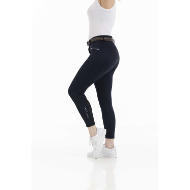 Pantalón EQUITHÈME Claudine con culera de silicona Azul marino