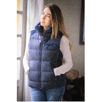 Chaqueta acolchada Pénélope Sonia sin mangas Azul marino