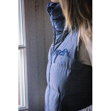 Chaqueta acolchada Pénélope Sonia sin mangas Azul marino Chaqueta acolchada Pénélope Sonia sin mangas Azul marino