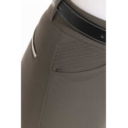 Pantalón Equithème Josephine Gris pardo Marrón