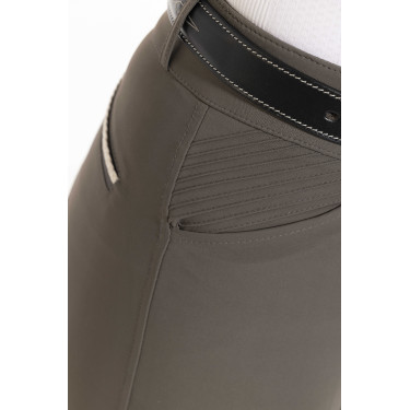 Pantalón Equithème Josephine Gris pardo Marrón