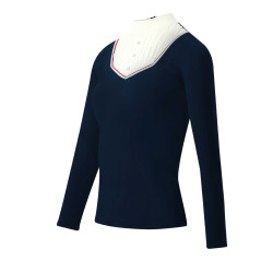 Polo Equithème Cabourg lange mouwen Azul marino