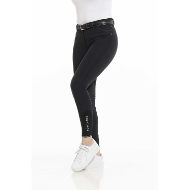 Pantalón Equithème Yolande reciclado Negro