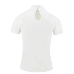 Polo Equithème London de manga corta Blanco