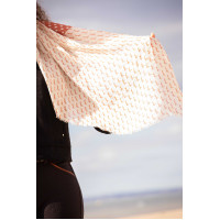 Estola Alix Penélope Crudo / óxido Blanco