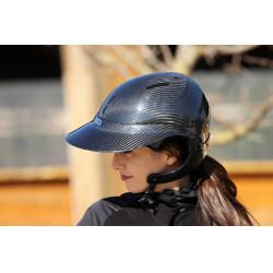 Visera para casco NACA XL Negro carbón brillante