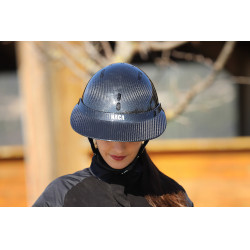 Visera para casco NACA XL Negro carbón brillante