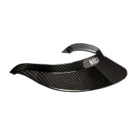 Visera para casco NACA XL Negro carbón brillante