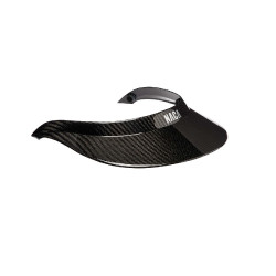 Visera para casco NACA XL Negro carbón brillante