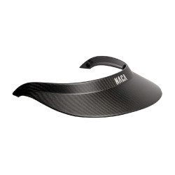 Visera para casco NACA XL Negro mate carbón