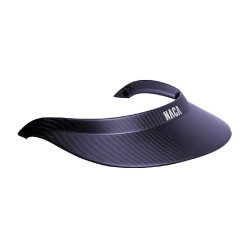 Visera para casco NACA XL Azul carbono mate