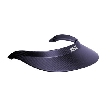 Visera para casco NACA XL Azul carbono mate