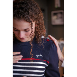 Pénélope Maelle Marino / crudo / rojo Motifs