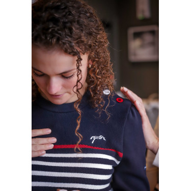 Pénélope Maelle Marino / crudo / rojo Motifs