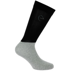 Calcetines Equithème Compet Te quiero Negro / Gris