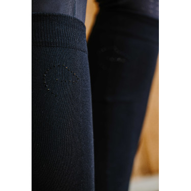 Calcetines Equithème Compet Te quiero Negro / Gris