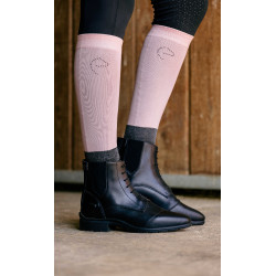 Calcetines Equithème Compet Te quiero Rosa viejo / antracita