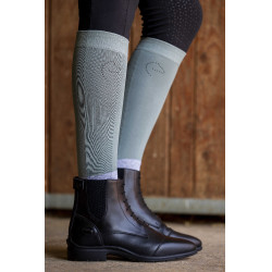 Calcetines Equithème Compet Te quiero Verde salvia / gris
