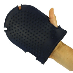 Guante almohaza con cepillo Guante almohaza con cepillo